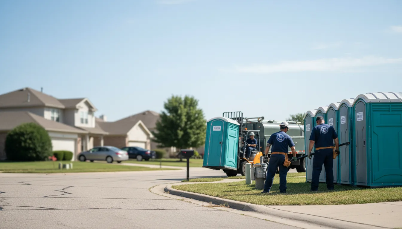 Porta Potty Rental in Huggins, MO near me